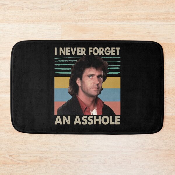 Item preview, Action Movie American Police Motivational Retro I Never Forget An Asshole Vintage Lethal Weapon Mart designed and sold by CostaAlmeida.