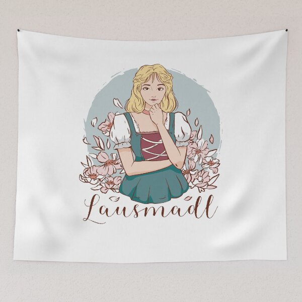 Item preview, Lausmadl Bavaria dirndl girl designed and sold by Rob-Son.