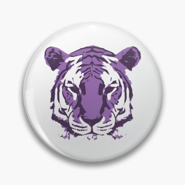 Item preview, Purple Tiger Head  designed and sold by emmamarinelli.