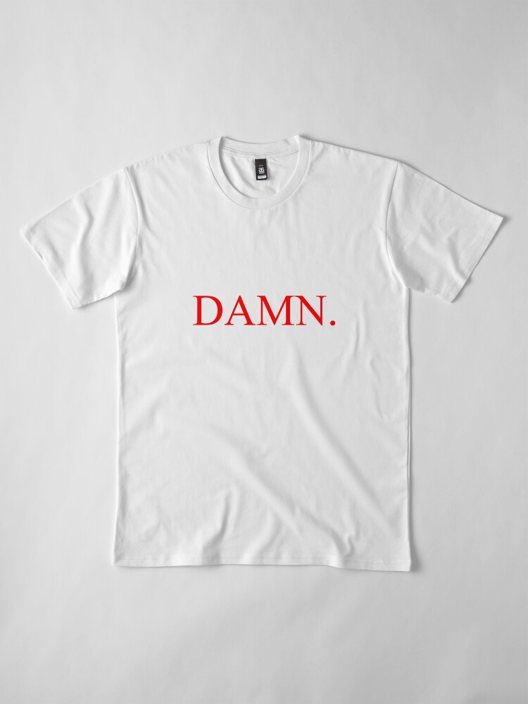damn t shirt kendrick lamar