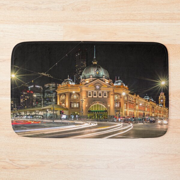 Item preview, Flinders Street Station at Night designed and sold by susanzentay.