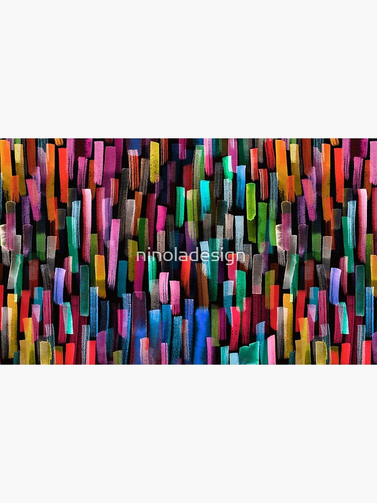 Multicolored watercolor stripes pattern by ninoladesign