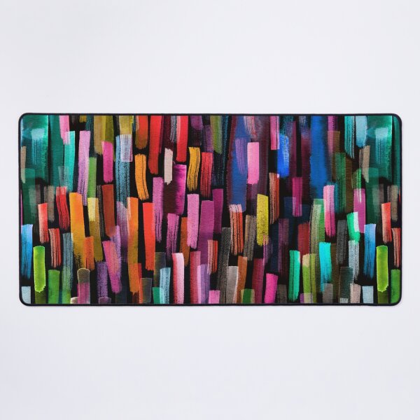 Vista previa del artículo con la obra «Multicolored watercolor stripes pattern», diseñado y vendido por ninoladesign.