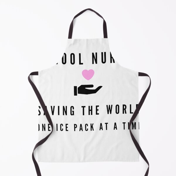 Item preview, School Nurses saving the world one ice pack at a time, cool design for School Nurses designed and sold by Sun Rise.