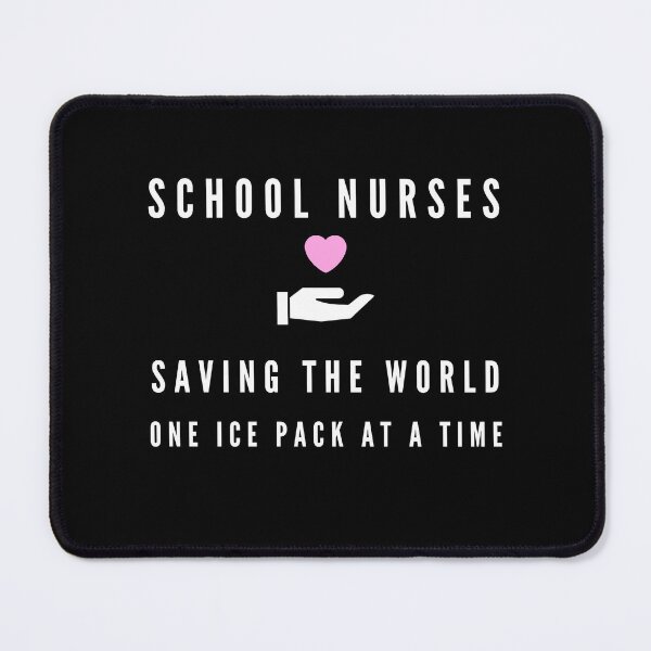 Item preview, School nurses saving the world one ice pack at a time, cool design for School Nurses designed and sold by Sun Rise.