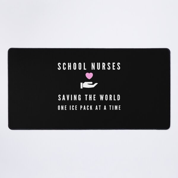 Item preview, School nurses saving the world one ice pack at a time, cool design for School Nurses designed and sold by Sun Rise.