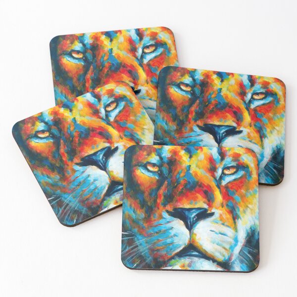 Item preview, Lion Face Impressionist Painting - His Royal Highness designed and sold by ArtByPMW.