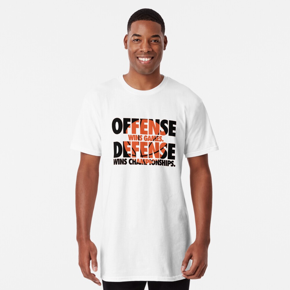 Offense Wins Games Defense Wins Championships - Funny Football Shirts V  Neck T Shirt by mrsmitful