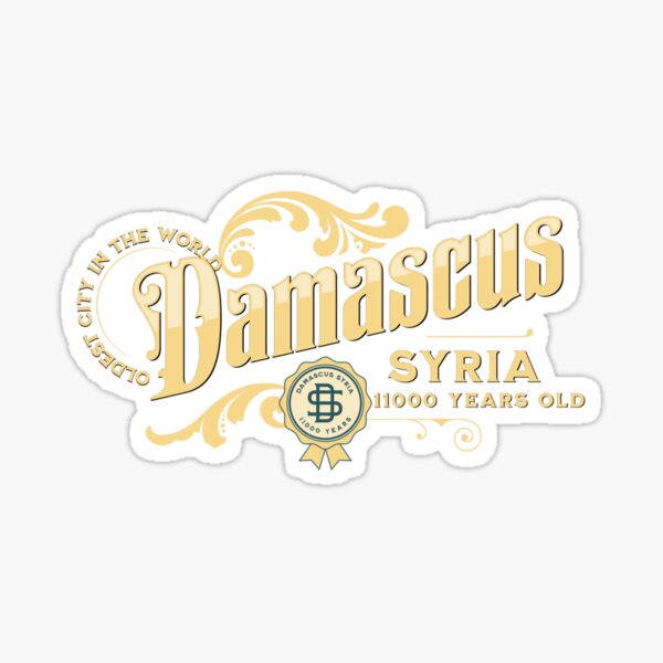 DAMASCUS OLDEST CITY Sticker