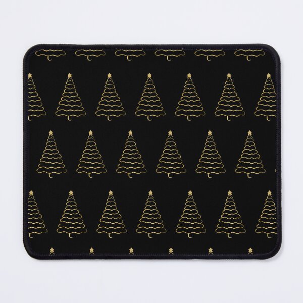 Item preview, Minimalist Christmas tree - Black and Gold designed and sold by Home Cyn Home.