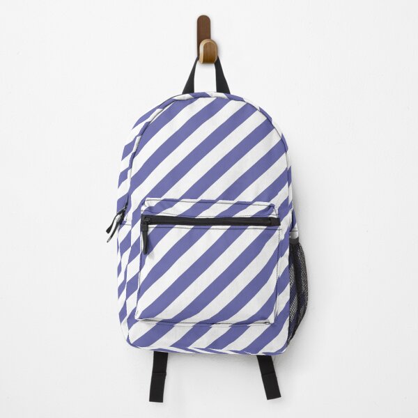 Item preview, Very Peri and White Diagonal Stripes designed and sold by starrylite.
