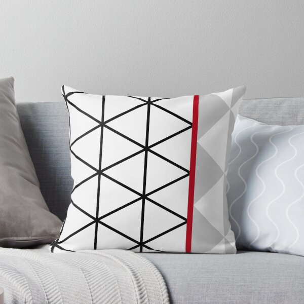 Item preview, Abstract Triangle Red Gray designed and sold by BeatrisVeres.