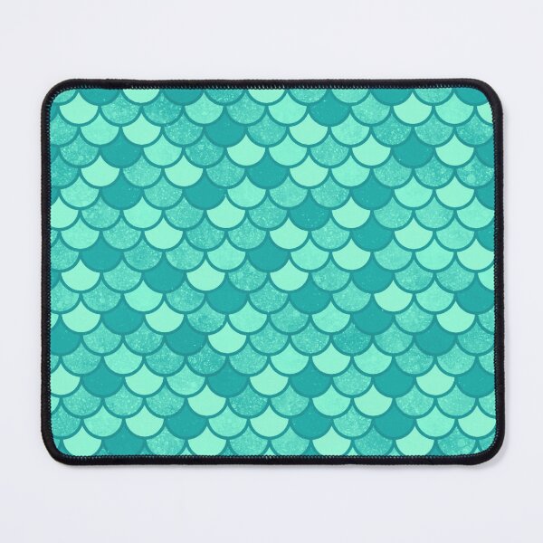 Item preview, Turquoise Mermaid Scales Pattern designed and sold by Saanis.