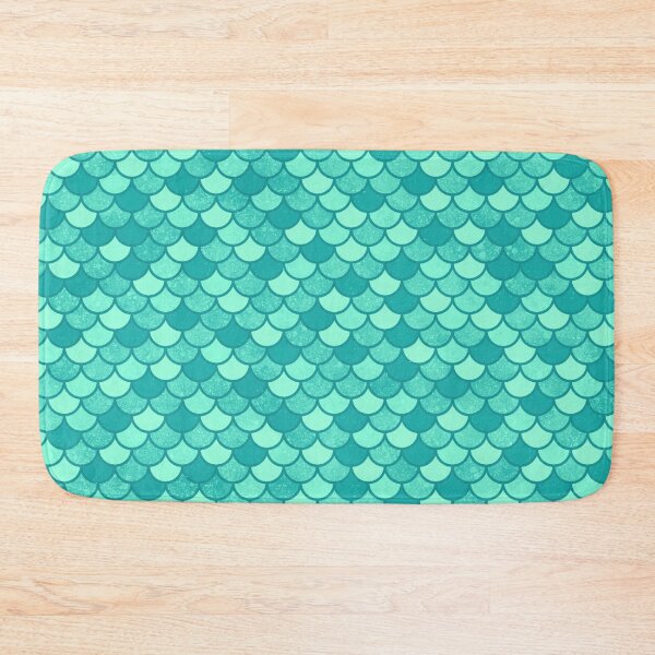 Item preview, Turquoise Mermaid Scales Pattern designed and sold by Saanis.