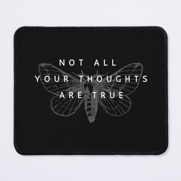 Item preview, Not ALL Your Thoughts Are True| Simple Quotes | Quote of the day designed and sold by Beautiful Habits.