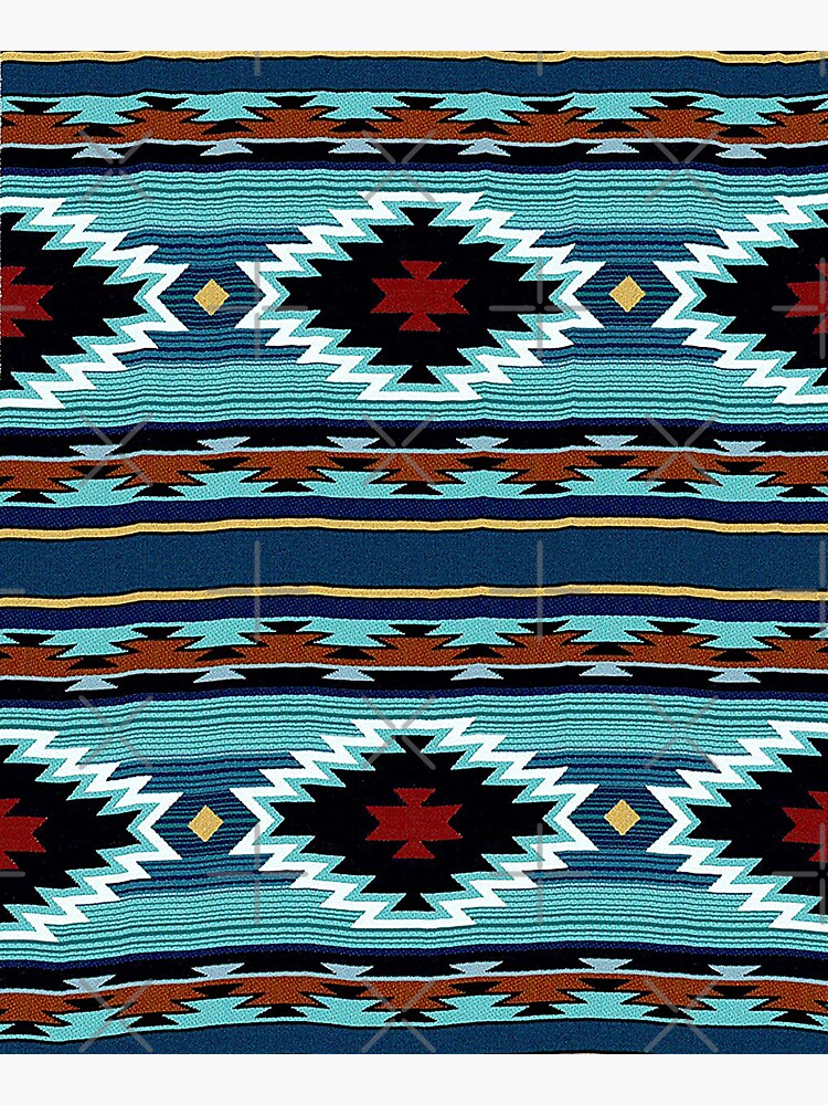 Navajo blanket Southwestern Art Design Native American blanket Native American art Indian Art Indian blanket woven blankets Hopi Tee Pee