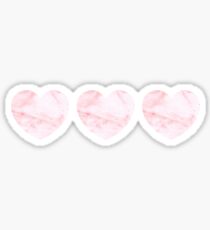 marble hearts Sticker
