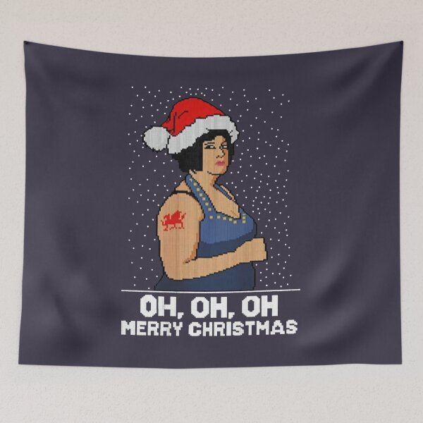 Aperçu de l'œuvre Nessa Jenkins Oh Oh Oh Joyeux Noël Moche, Noël créée et vendue par Kristineiu12.