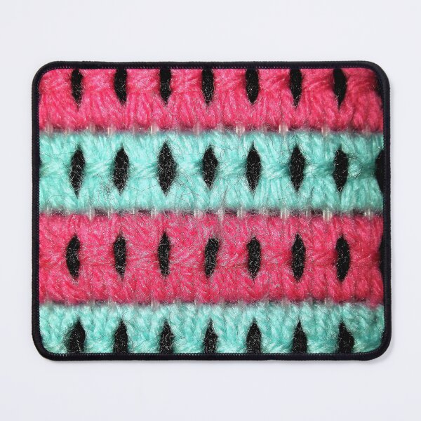 Item preview, Yarn Art (pink, turquoise, black) designed and sold by Scott and Mary Schneider art_photography.