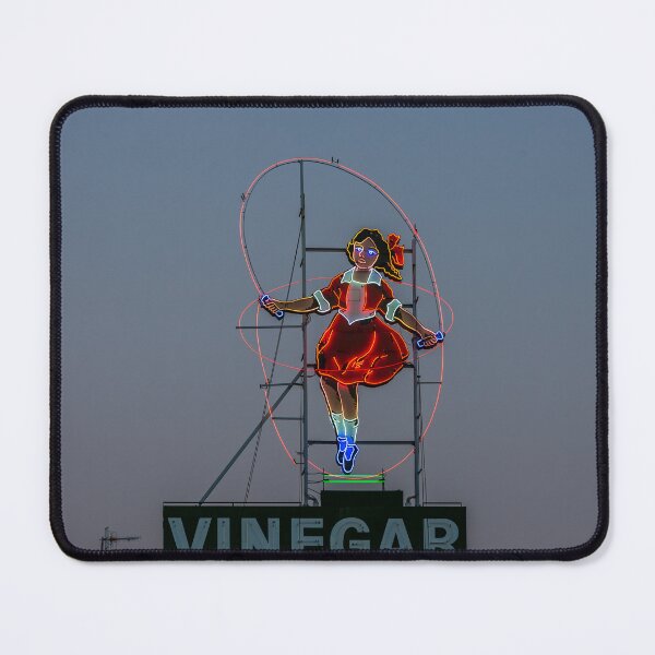 Item preview, Skipping Girl Vinegar Sign with blue background designed and sold by susanzentay.