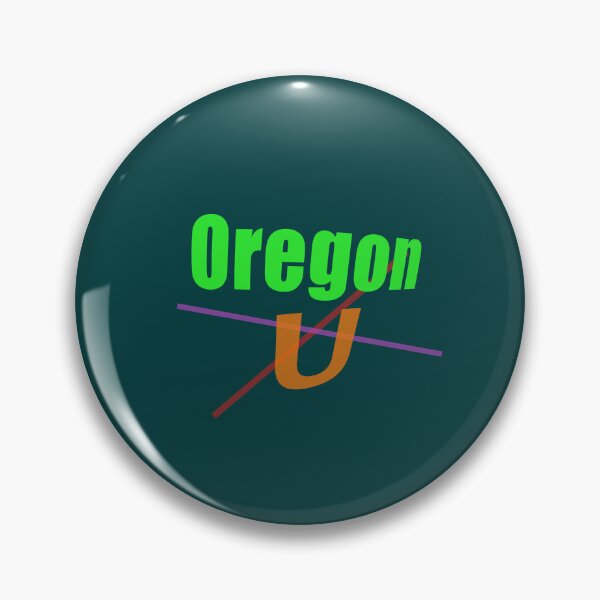 Item preview, Oregon U abstract design designed and sold by lobodelnoir.