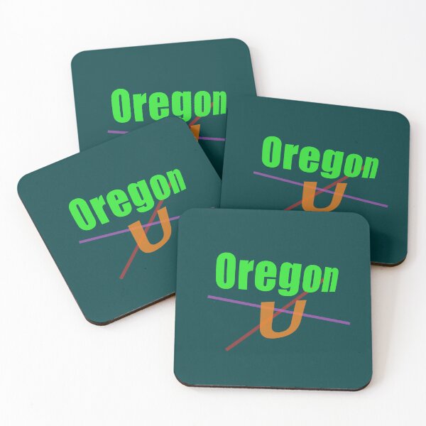 Item preview, Oregon U abstract design designed and sold by lobodelnoir.