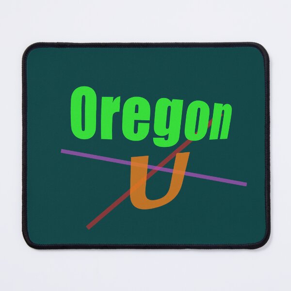 Item preview, Oregon U abstract design designed and sold by lobodelnoir.
