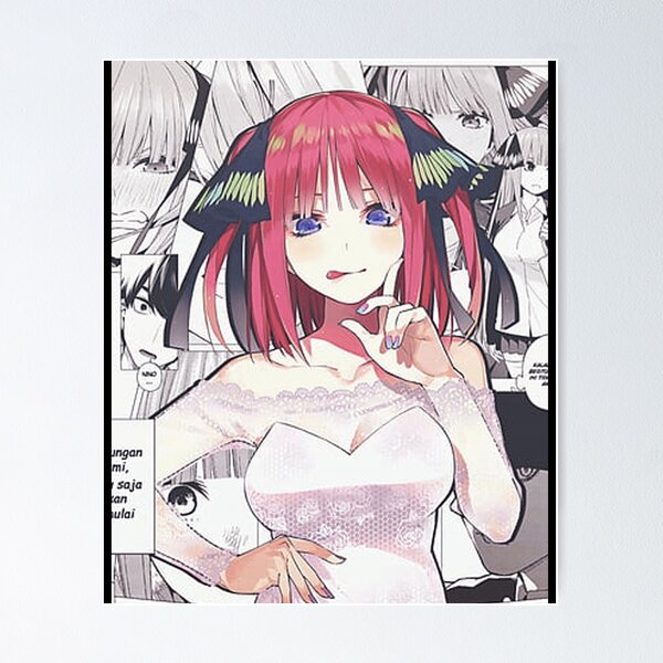 5 toubun no Hanayome' Poster, picture, metal print, paint by Kyrie Escala