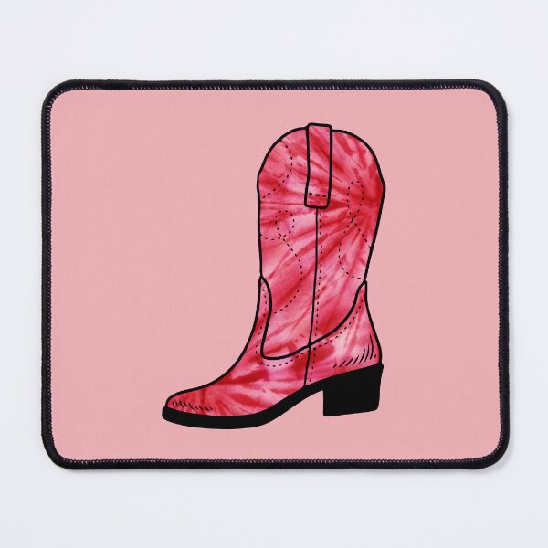 Item preview, Preppy Red Tie Dye Cowgirl Boot designed and sold by EpicCreation.