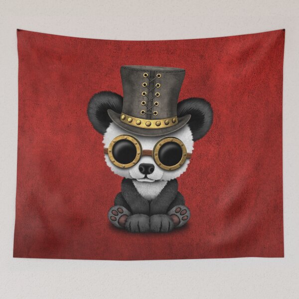 Item preview, Steampunk Baby Panda Bear Cub designed and sold by JeffBartels.