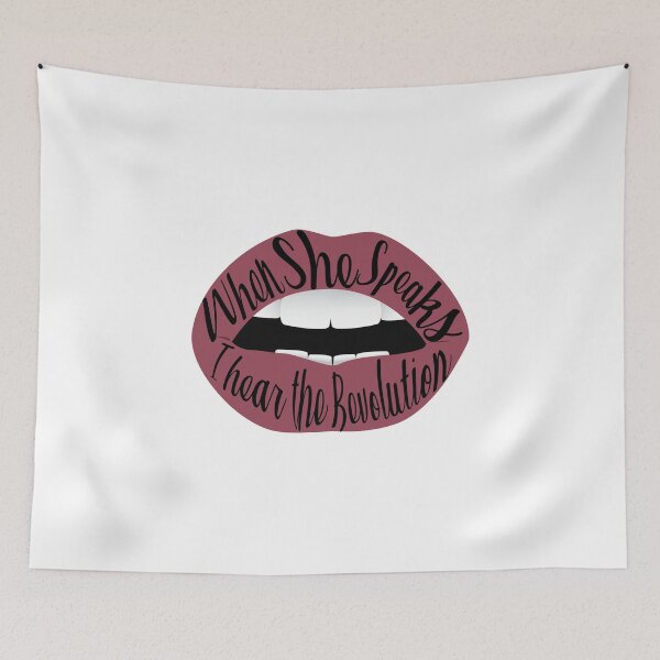 Item preview, When She Speaks, I Hear the Revolution designed and sold by Brittany  Carpenter.