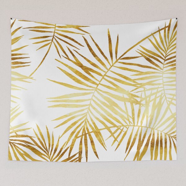 Aperçu de l'œuvre Feuilles de palmier en faux or, Palmes d'Or créée et vendue par Glimmersmith.