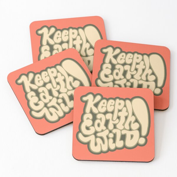 Item preview, Keep the Earth Wild! Nature and backpacker quotes. Wanderlust and environmental awareness. designed and sold by Boogosh.