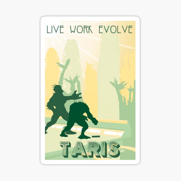 Vista previa del artículo con la obra «Viajes: Presente Taris (inglés)», diseñado y vendido por plumblood.