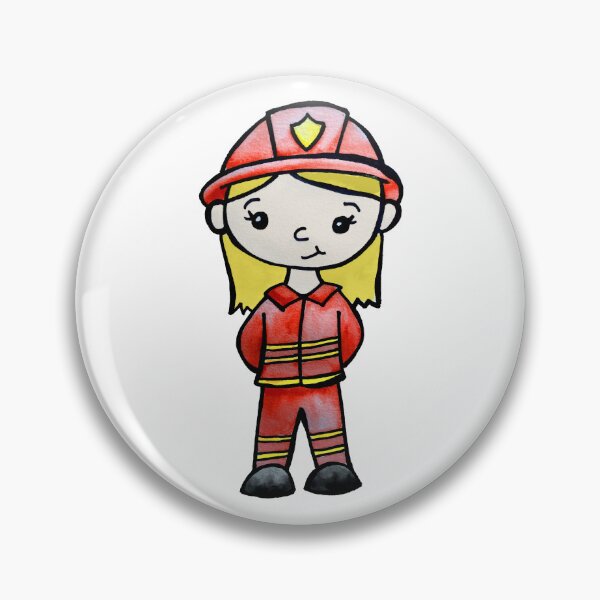 Item preview, Firefighter Watercolor designed and sold by kmstudio.