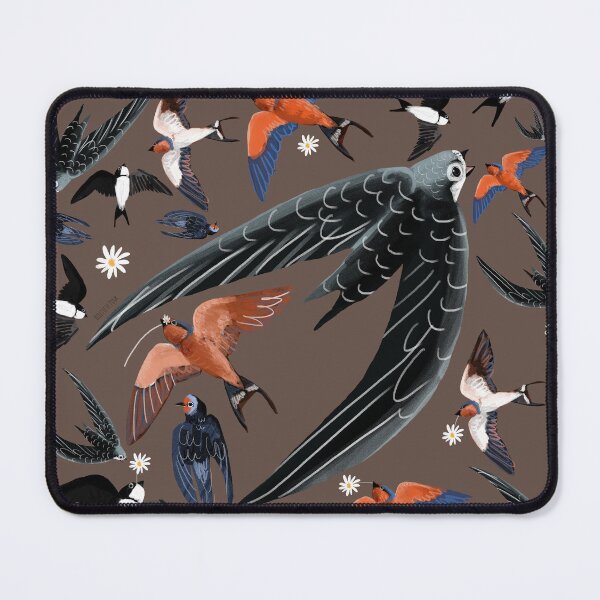 Item preview, Swallows and swift pattern chocolate version designed and sold by belettelepink.