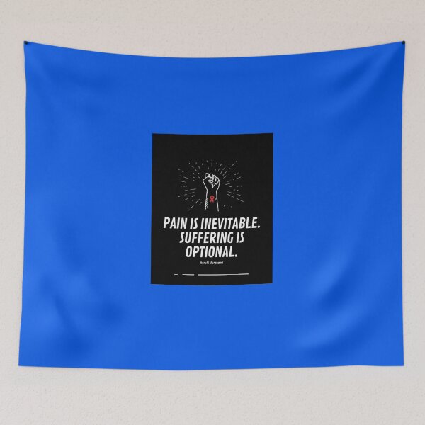 Item preview, Pain Is Inevi­Table. Suffer­Ing Is Optional.  T-Shirt designed and sold by MarjaVolpert.