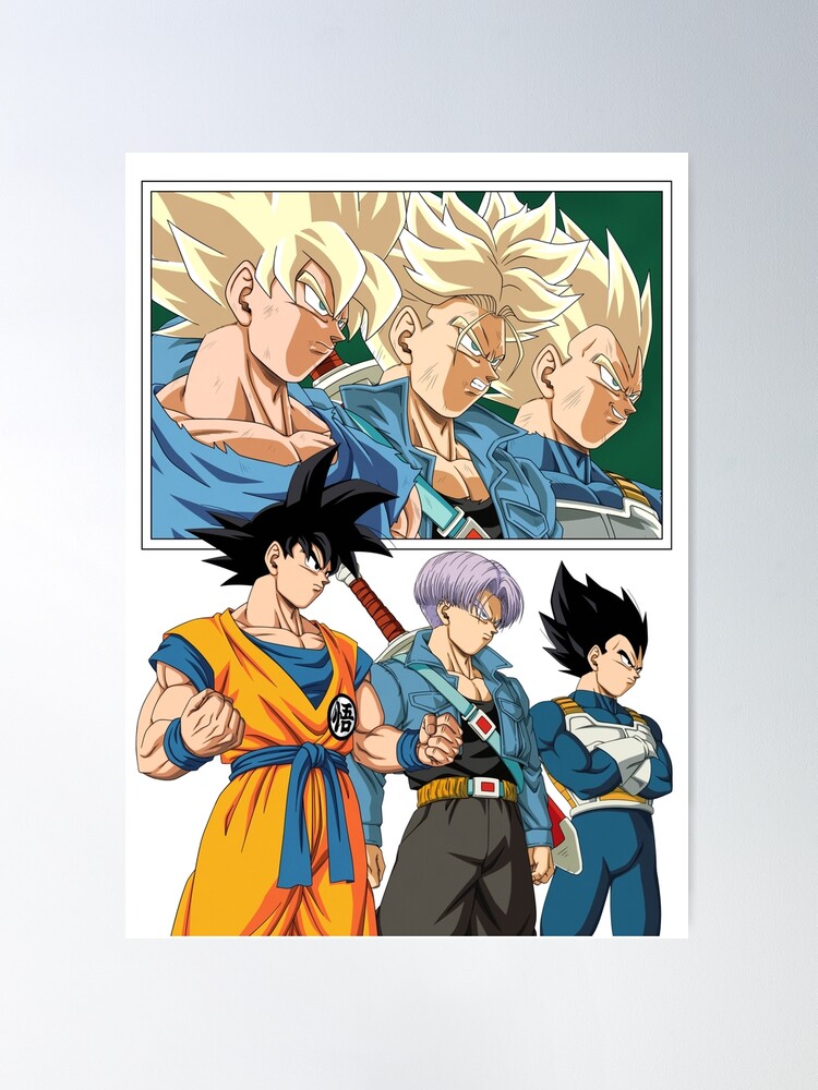 Future Trunks Dragon Ball Fine Art Anime Poster for Sale by