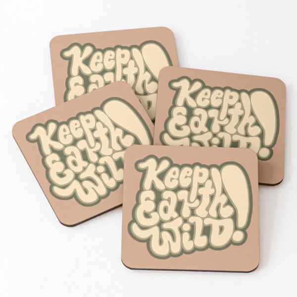 Item preview, Keep the Earth Wild! Nature and backpacker quotes. Wanderlust and environmental awareness. designed and sold by Boogosh.