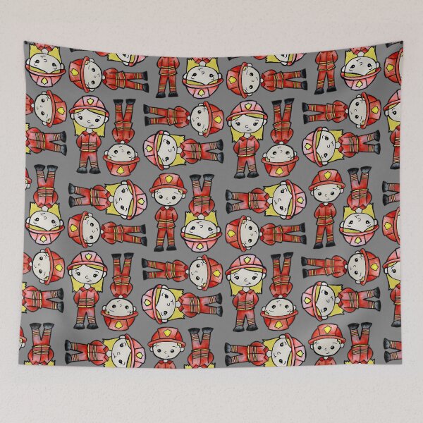 Item preview, Watecolor Firefighter designed and sold by kmstudio.
