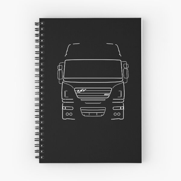 Item preview, Classic ERF ECX lorry white outline graphic designed and sold by soitwouldseem.