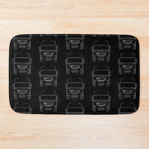 Item preview, Classic ERF ECX lorry white outline graphic designed and sold by soitwouldseem.