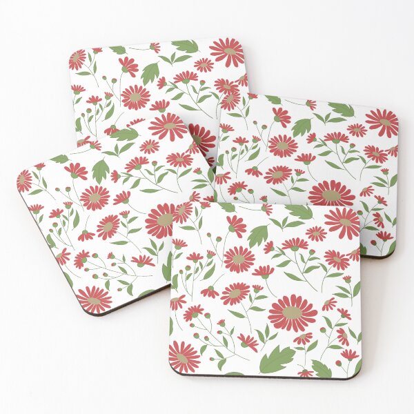 Item preview, Red floral design (colour palette, color palete) designed and sold by Sanaura.