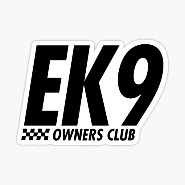 EK9 OWNERS CLUB Sticker