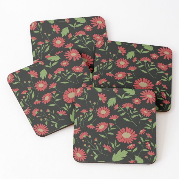 Item preview, Red floral design (colour palette, color palete) designed and sold by Sanaura.