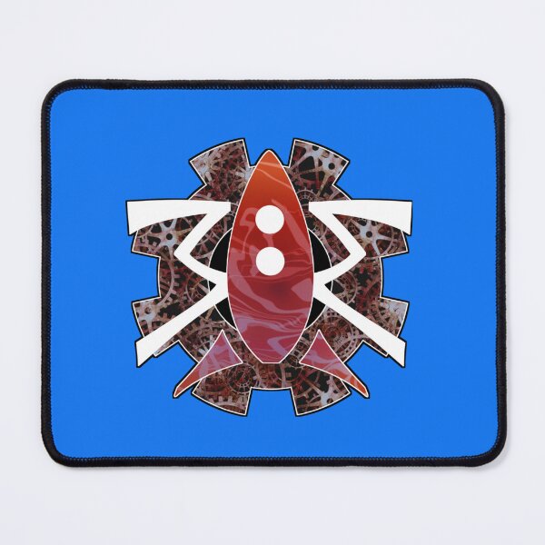 Item preview, The Mechanisms Fancy Logo Red T-Shirt designed and sold by LeoHoffmann.