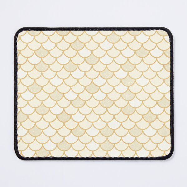 Item preview, Pale Yellow Mermaid Scales Pattern designed and sold by Saanis.