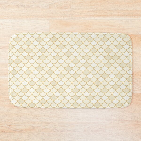 Item preview, Pale Yellow Mermaid Scales Pattern designed and sold by Saanis.