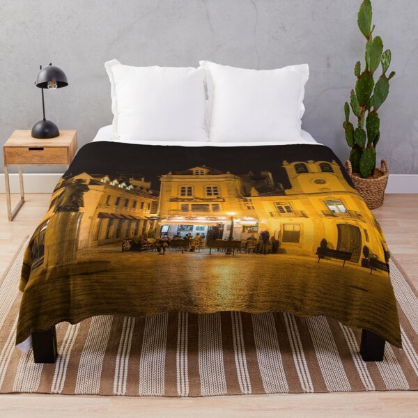 Item preview, A Portuguese Irish Pub - Cascais Portugal Night Magic designed and sold by Georgia Mizuleva.