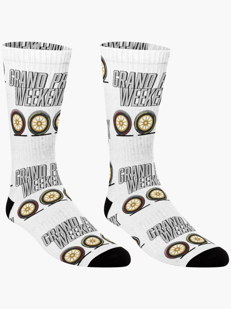 Thumbnail 3 of 5, Socks, Formula Racing Grand Prix Weekend designed and sold by ClickForMore.